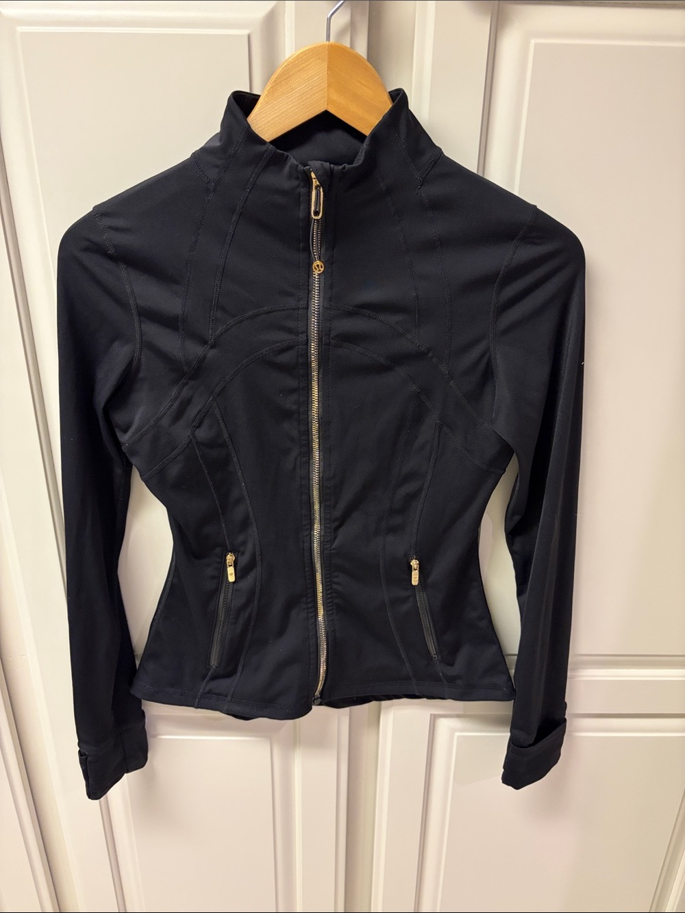 Lululemon define jacket. Black and gold. Size 2 or 4